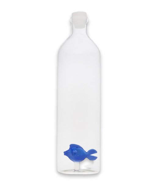 Balvi  Bottle Blue Fish 1.2 L Transparant