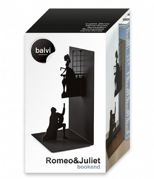 Balvi  Bookend Romeo and Juliet Black
