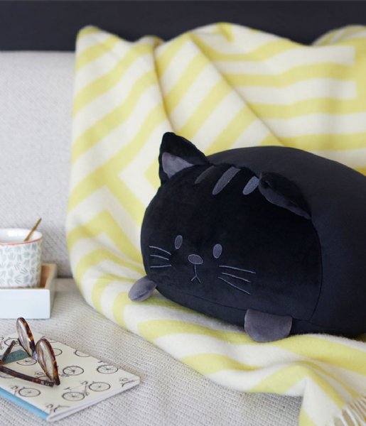 Balvi Dekorativa kudden Cushion Kitty Black