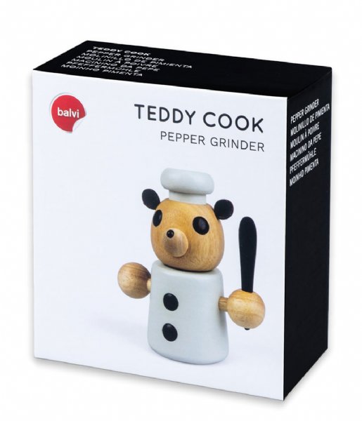 Balvi  Pepper Grinder Teddy Cook 20ml White