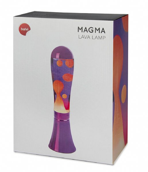 Balvi Bordslampa Lava Lamp Magma Purple/Red