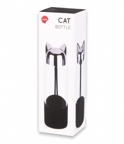 Balvi  Bottle Cat 350ml Black