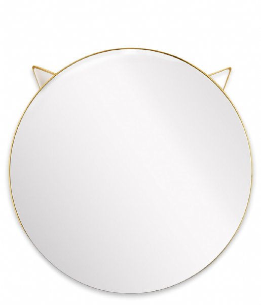 Balvi  Wall Mirror Cat Round Gold