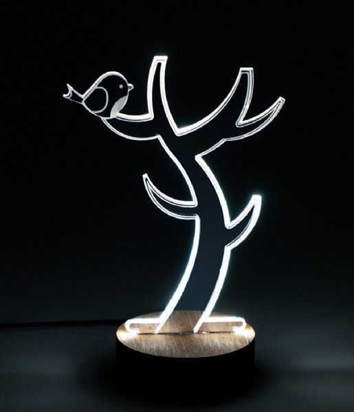 Balvi Bordslampa Lamp and Jewellery Rack Light Tree Transparant