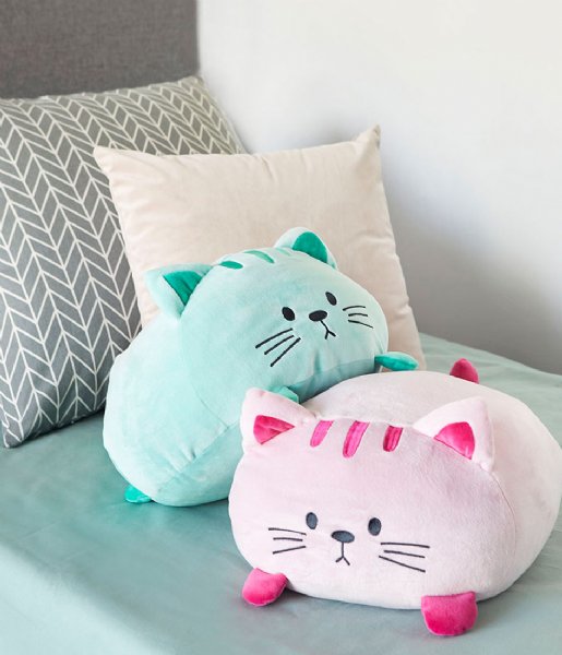 Balvi Dekorativa kudden Cushion Kitty Pink