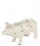 Balvi  Coin Bank Cuts Of Pork White