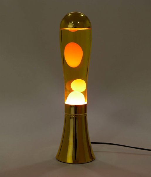 Balvi Bordslampa Lava Lamp Magma Gold