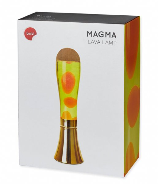 Balvi Bordslampa Lava Lamp Magma Gold