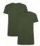 Bamboo BasicsRuben T-shirts ronde hals 2-pack Army Green (003)