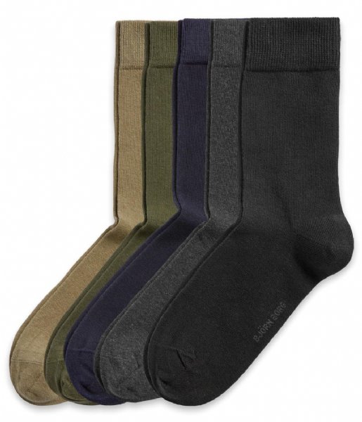 Bjorn Borg  Essential Ankle Sock 5P Multipack 1 (MP001) 