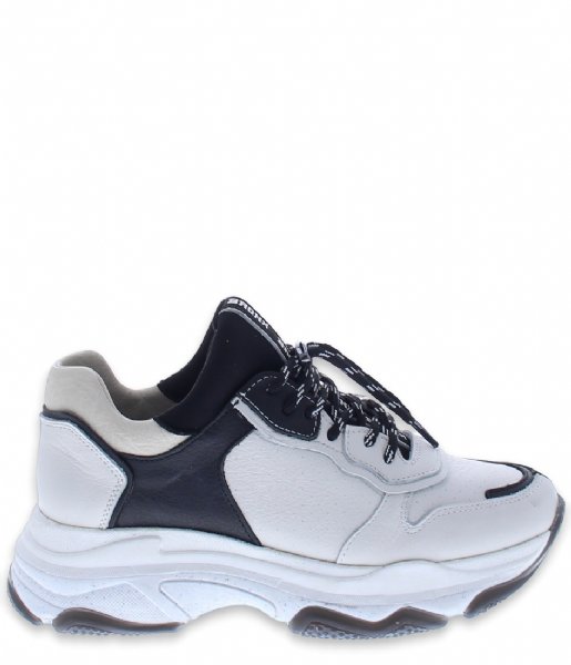 Bronx  Low Shoe Baisley off white/black (3104)