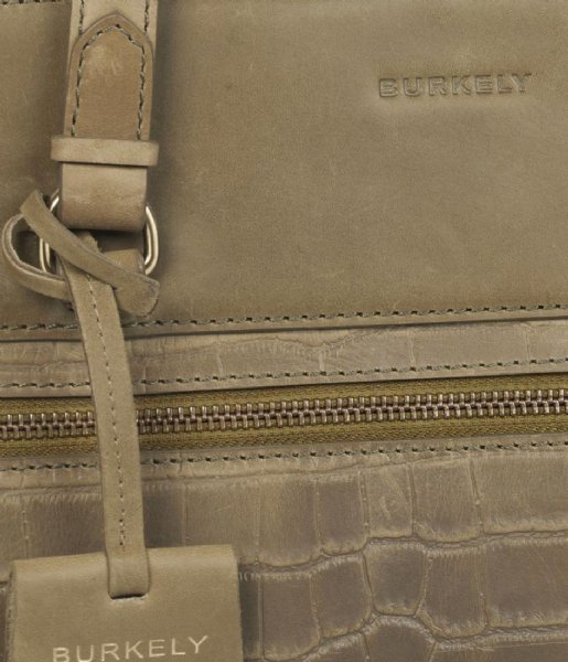 Burkely  Burkely Croco Cassy Workbag 15.6 Inch Golden green (71)