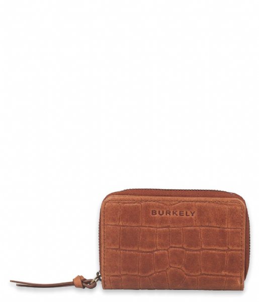 Burkely  Burkely Croco Cassy Wallet S Flap Cognac (24)
