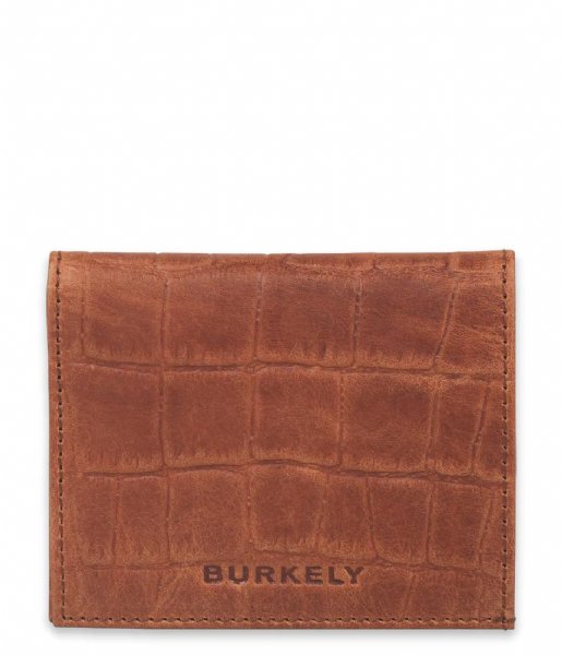 Burkely  Burkely Croco Cassy Card Wallet Cognac (24)