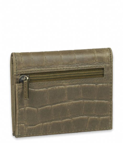 Burkely  Burkely Croco Cassy Card Wallet Golden green (71)