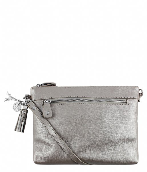 LouLou Essentiels  Pouch Pearl Shine grey