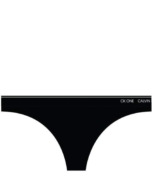 Calvin Klein  Thong Black (001)