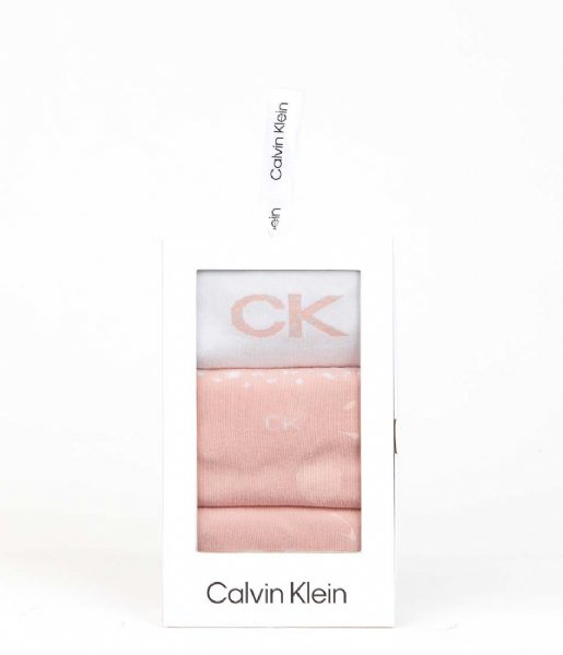 Calvin Klein  Sock 3P Carton Slider Giftbox 3-Pack White (001)