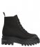 Calvin Klein  Canvas Laceup Boot Triple Black (0GL)