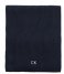 Calvin Klein  Classic Cotton Rib Scarf 30X180 Ck Navy (BA7)