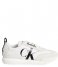 Calvin Klein  New Retro Runner Laceup R Poly Bright White (YAF)