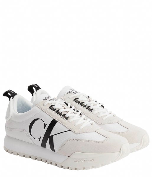 Calvin Klein  New Retro Runner Laceup R Poly Bright White (YAF)