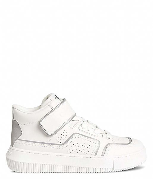 Calvin Klein  Chunky Cupsole Laceup Mid M White Silver (0LC)
