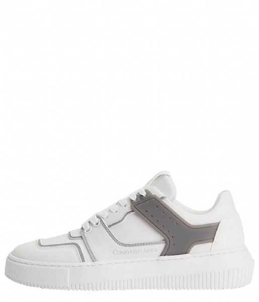Calvin Klein  Chunky Cupsole Laceup Low Tpu M White Silver (0LC)