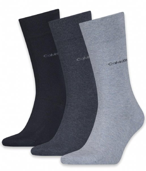 Calvin Klein  Men Sock 3P Denim (008)