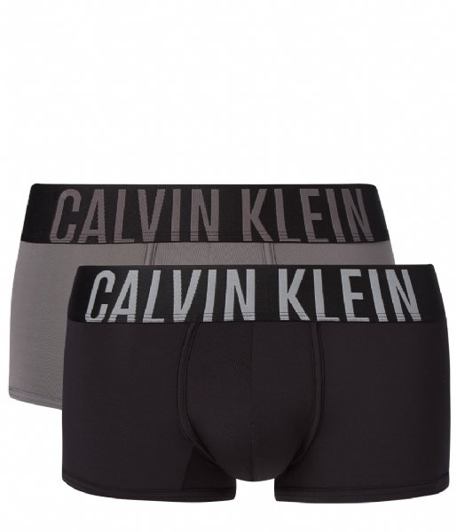 Calvin Klein  Low Rise Trunk 2Pk 2-Pack Black/ Grey Sky (9C5)
