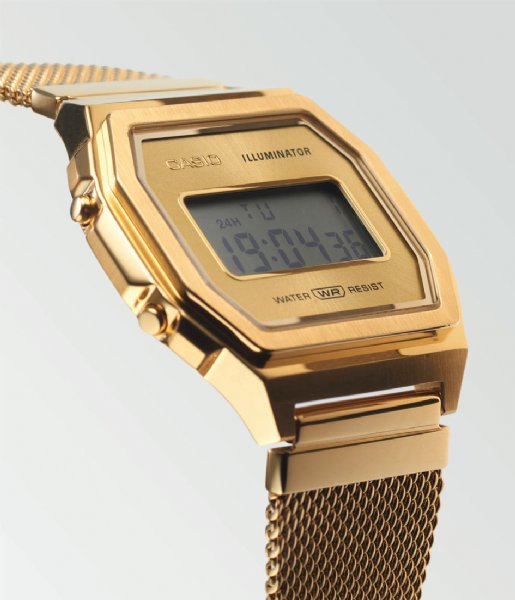 Casio  Vintage A1000MG-9EF Yellow Gold