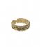 Camps en Camps  gold plated dotted ring Gold plated