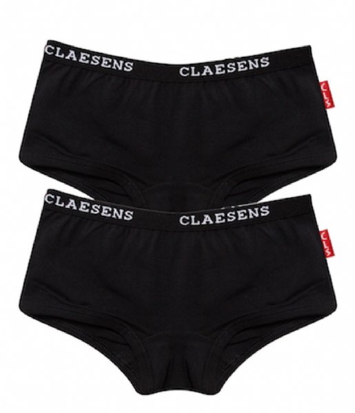 Claesens  Girls 2-Pack Boxer Black