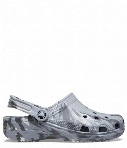 Crocs  Classic Marbled Clog Light Grey Multi (0ES)