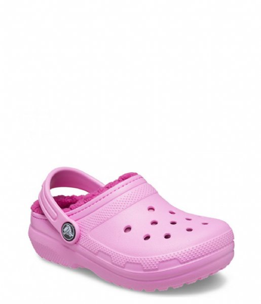 Crocs  Classic Lined Clog Kids Taffy Pink (6SW)