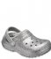 Crocs  Classic Glitter Lined Clog K Glitter Silver Silver (00N)