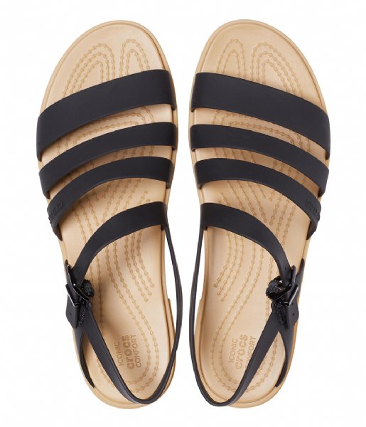 Crocs  Crocs Tulum Sandal W Black Tan (00W)