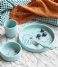 Done by Deer  Silicone dinner set Sea friends Blue (1509712)