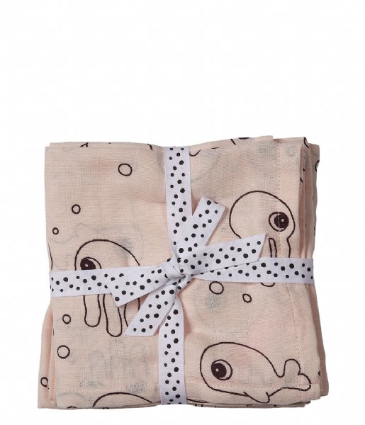 Done by Deer  Swaddle 2 Pack Sea Friends Powder (3103161)
