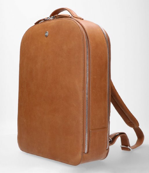FMME  Claire Laptop Backpack Nature 15.6 Inch cognac (023)