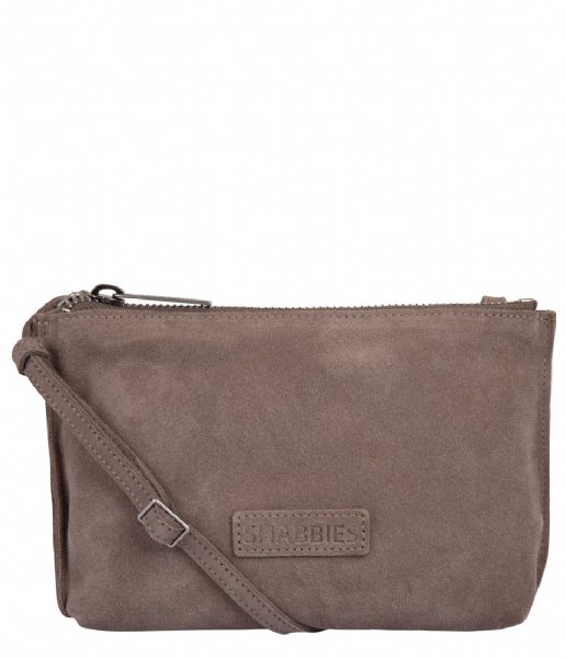 Shabbies  Small Crossbody suede Taupe