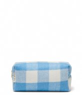 Studio Noos Wool Checked Pouch Blue