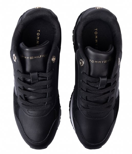 Tommy Hilfiger  Metallic Monogram Emboss Sneaker Black Gold (0GL)