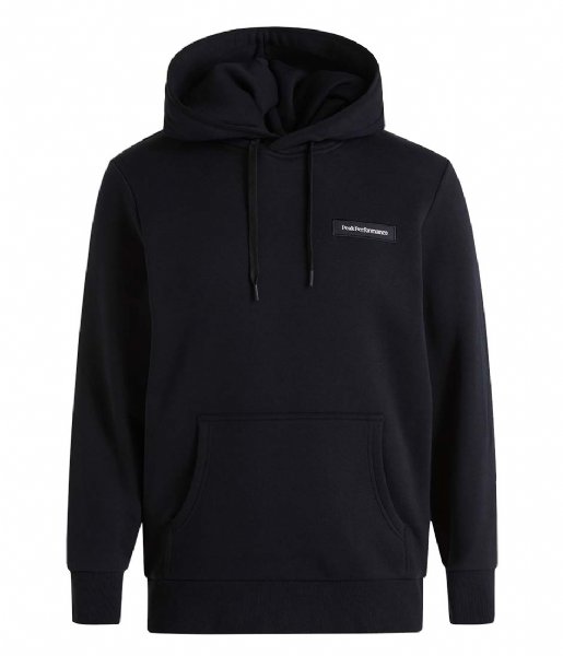 Peak Performance  Logo Hood Sweatshirt Black
