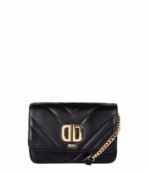DKNY  Delphine Flap Cbody Black Gold (BGD)