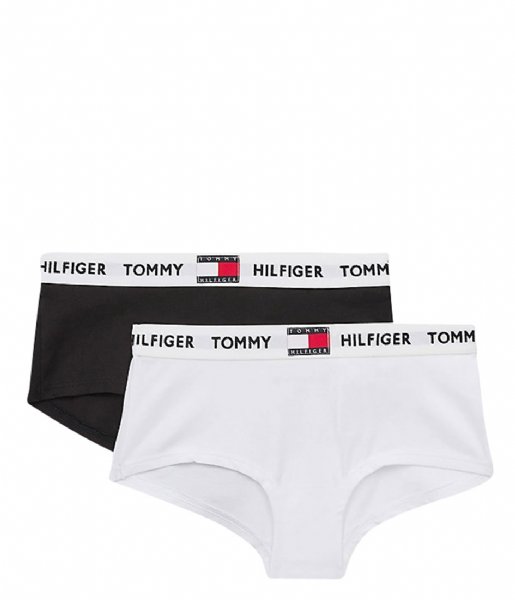 Tommy Hilfiger  2P Shorty 2-Pack White Black (0WS)