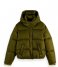 Scotch and Soda  Water Repellent Technical Puffer Jacket Military (0360)