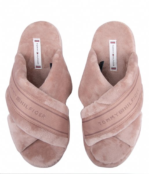 Tommy Hilfiger  Comfy Home Slippers With Straps Balanced Beige (AE9)