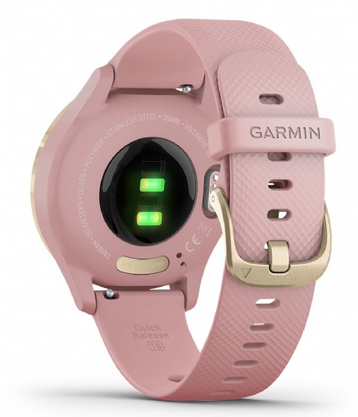 Garmin  Vivomove 3S Sport Champagne with pink band