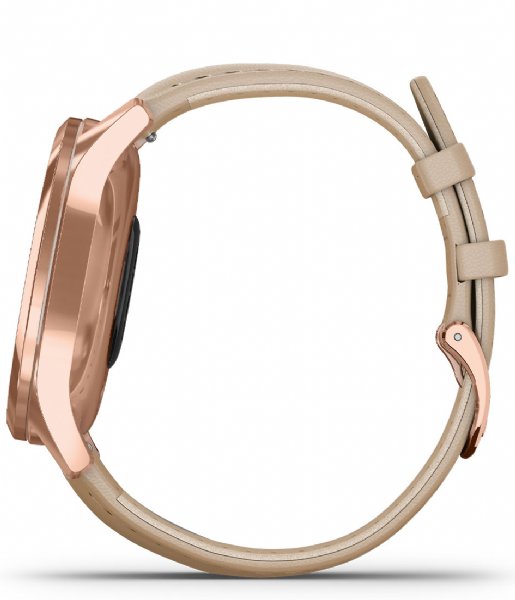 Garmin  Vivomove Luxe Rose gold with beige band